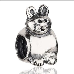 Authentic Pandora  Sterling Silver Kitty Cat 790284 Charm Retired